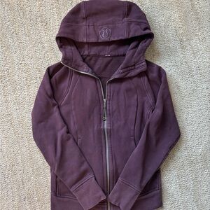 Lululemon Women’s Scuba Full Zip Purple Hoodie - size 6